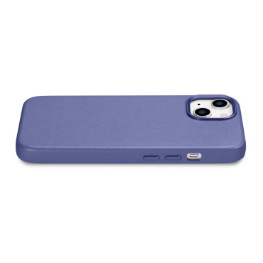 Naturāla ādas korpusa gadījumā iPhone 14 plus MagSafe ādas apgaismojums