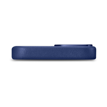 Prípad z prírodného koženého puzdra pre iPhone 14 plus Magsafe Case Koža Blue