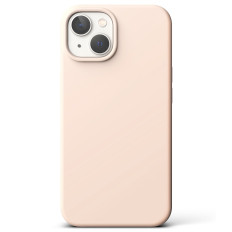Housse de téléphone en silicone flexible iPhone 14 Plus 6,7'' SILICONE PINK SAND