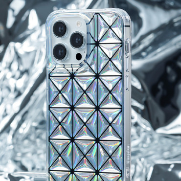 Prípad na iPhone 14 Pro chrbtové puzdro späť Miya Series Laser Color