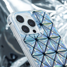 Prípad na iPhone 14 Pro chrbtové puzdro späť Miya Series Laser Color