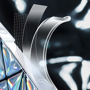 Juhtumi puhul iPhone 14 pluss eluaseme tagaküljel Miya Rainbow seeria