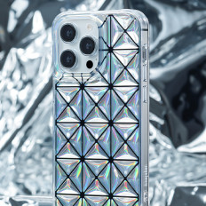 Primer na iPhone 14 Pro Max Ohišje na zadnji strani Miya serije White