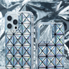Primer na iPhone 14 Pro Max Ohišje na zadnji strani Miya serije White
