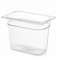 Conteneur GN transparent en polycarbonate GN 1/4 hauteur 100 mm - Hendi 861622