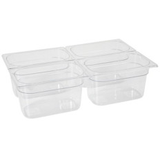 Kontejner GN transparentni od polikarbonata GN 1/4, 100 mm - Hendi 861622