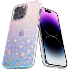 CASE CASE IN IPHONE 14 PLUS HEART STAR SERIES