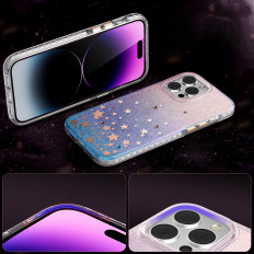 CASE CASE IN IPHONE 14 PLUS HEART STAR SERIES