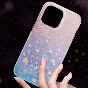 CASE CASE IN IPHONE 14 PLUS HEART STAR SERIES