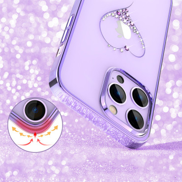 IPhone 14 plus case zdobené série želania. Kryštály Fallista