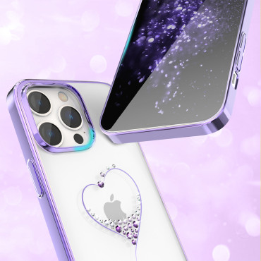 IPhone 14 plus case zdobené série želania. Kryštály Fallista