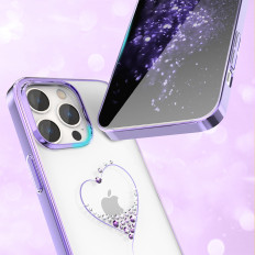 IPhone 14 plus case zdobené série želania. Kryštály Fallista