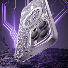 Caso Magnético iPhone 14 Magsafe PQY Geek Series Gold