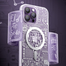 Magnētiskais iPhone 14 Plus MagSafe PQY Geek sērijas zelts