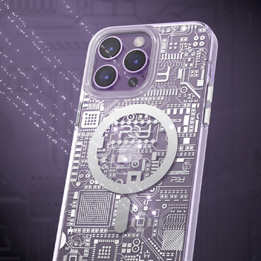 Magnētiskais iPhone 14 Plus Magsafe PQY Geek sērijas sērijas