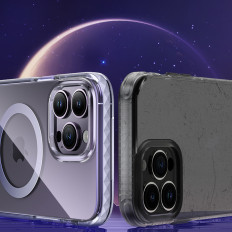 IPhone magnético 14 mais magsafe pqy gelo cristal série roxo