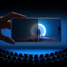 Tempered glass for iPhone 14 Pro with anti-Spy filter for the entire screen with transparent frame