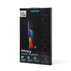 Temperované sklo pre iPhone 14 Pro s anti-špionážnym filtrom pre celú obrazovku s priehľadným rámom