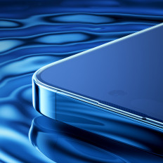 Tempered glass for iPhone 14 Pro with anti-Spy filter for the entire screen with transparent frame