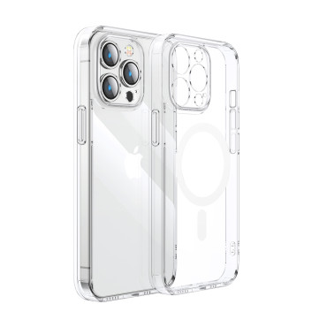 Magnetic Case för iPhone 14 Pro Magsafe 14d Magnetic Case Transparent