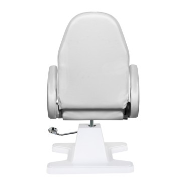 Fauteuil podologie hydraulique 112 gris — vue de face