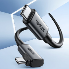 Cable de ángulo USB-C de cable con soporte de gafas VR Oculus Quest 2 60W 5M negro
