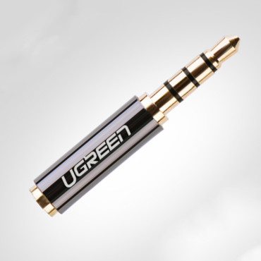 Adapter za avdio Jack 3.5mm Moški v Jack 2.5mm Ženska črna