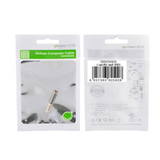 Audio Jack Adapter 3.5mm Man till Jack 2.5mm Kvinnlig svart