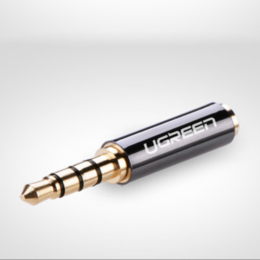 Adapter za avdio Jack 3.5mm Moški v Jack 2.5mm Ženska črna