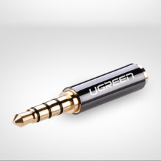 Audio Jack Adapter 3.5mm Man till Jack 2.5mm Kvinnlig svart