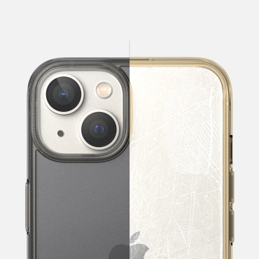 Ochranné puzdro pre iPhone 14 plus s gélovým fúziou matný sivý rám