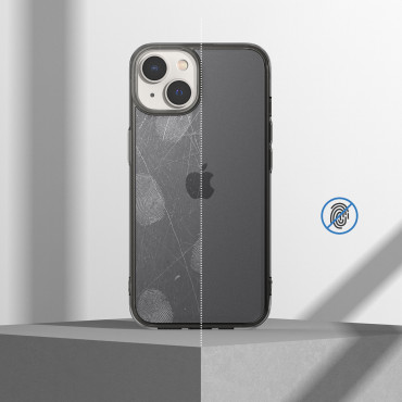 Ochranné puzdro pre iPhone 14 plus s gélovým fúziou matný sivý rám