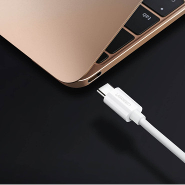 Καλώδιο καλωδίου για τον εκτυπωτή USB-C - USB-B 480MB / s 1m λευκό