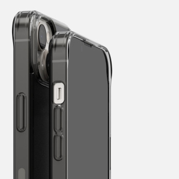 Ochranné puzdro pre iPhone 14 plus s gélovým fúziou matný sivý rám