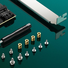 Diskovna adapterja Ekspanzijska kartica na vaš računalnik M.2 NVME SATA PCIE 3.0 X4 32Gbps
