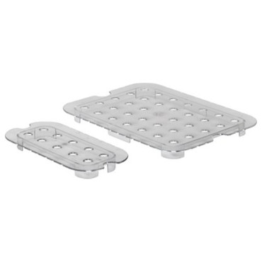 Inserts de vidange pour conteneurs GN de Polycarbonate GN 1/2 - Hendi 868546