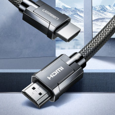 Kabel HDMI-kabel 2.1 8K 60Hz 48 GB / S 3M Flexibel in Grijs Vloot