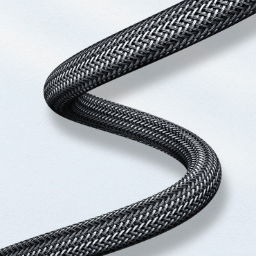 Kabel HDMI-kabel 2,1 8K 60Hz 48GB / s 3m flexibel i grå flotta