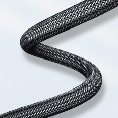 Kabel HDMI-kabel 2,1 8K 60Hz 48GB / s 3m flexibel i grå flotta
