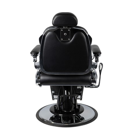 Gabbiano Black Barber Chair Pietro — rear view