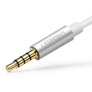 Mini Jack Leaker 3,5 mm - 2 x Mini Jack 3.5mm Mikrofon och svarta hörlurar