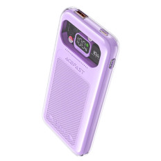PowerBank 10000mAh dzirkstošā sērija Ātrā iekraušana 30W violeta