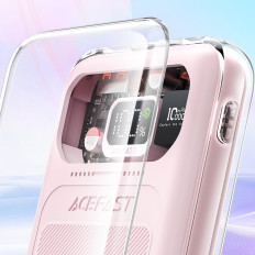 Powerbank 10000mAh Mousserande serie Snabblastning 30W Pink