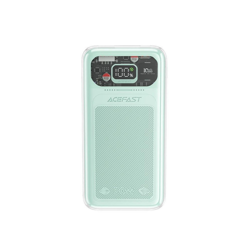 PowerBank 10000mh Sparkling Sarja Pikakkaus 30W Vihreä
