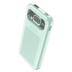 PowerBank 10000mh Sparkling Sarja Pikakkaus 30W Vihreä