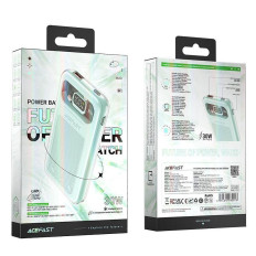 Powerbank 10000mAh Sprankelende Serie Snelle laden 30W Groen