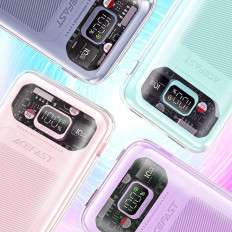 PowerBank 10000mh Sparkling Sarja Pikakkaus 30W Vihreä