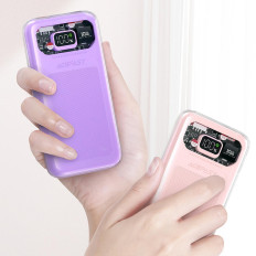 PowerBank 10000mh Sparkling Sarja Pikakkaus 30W Vihreä