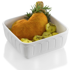 Square Baking anum portselan Rustica 165x165x70mm - Hendi 786352