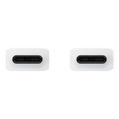 Καλώδιο καλωδίου USB-C - USB-C 5A 480MB / s 1.8m Λευκό